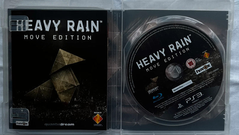 Heavy Rain Move Edition Playstation 3 PS3 Game w/ Bonus Features