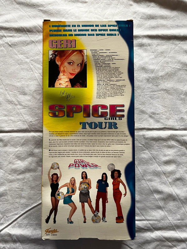 Rare Vintage Retro 1998 Galoob Spice girls On Tour Geri Ginger Spice Doll New In Box