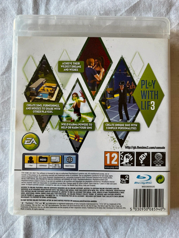 The Sims 3 for Sony Playstation 3 PS3 - UK PlayStation 3