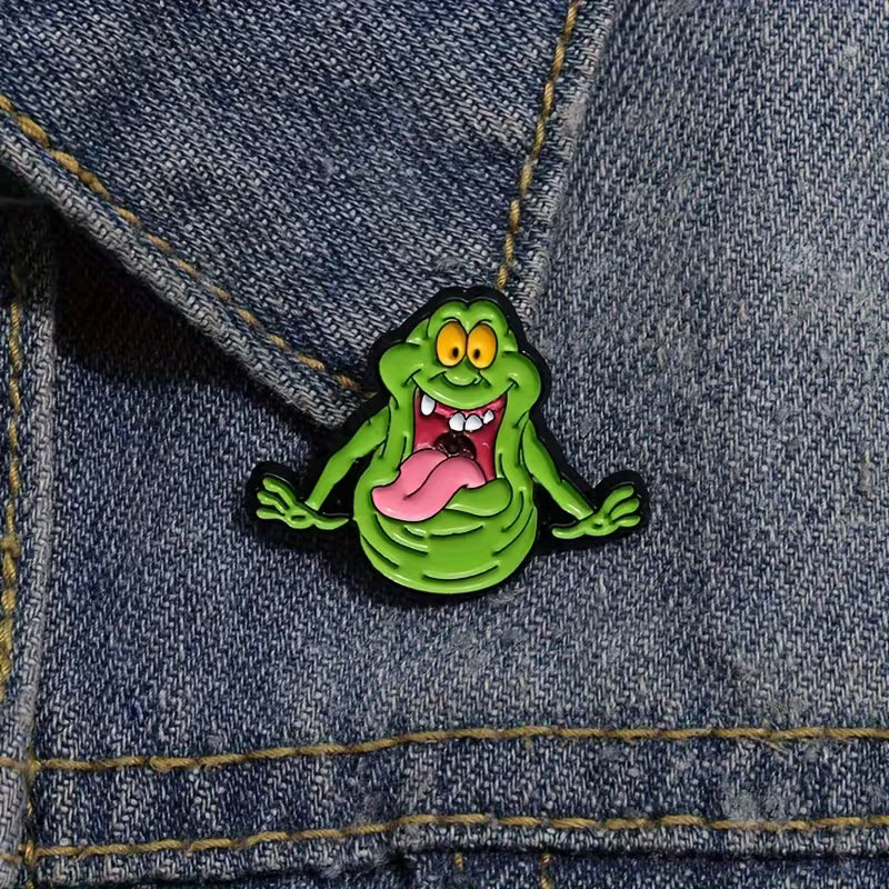 Slimer Ghostbusters Enamel Pin Badge