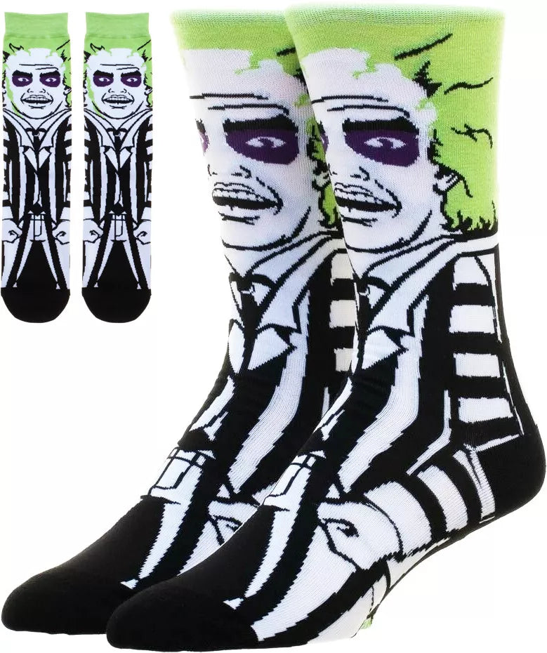 Beetlejuice Novelty Socks