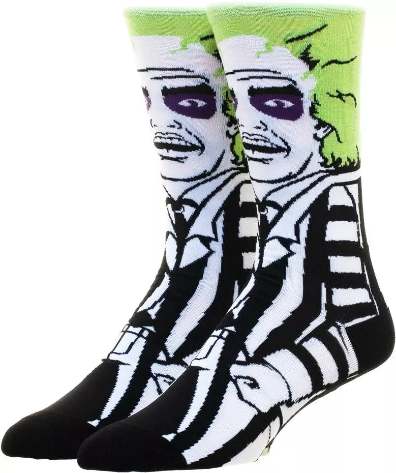 Beetlejuice Novelty Socks