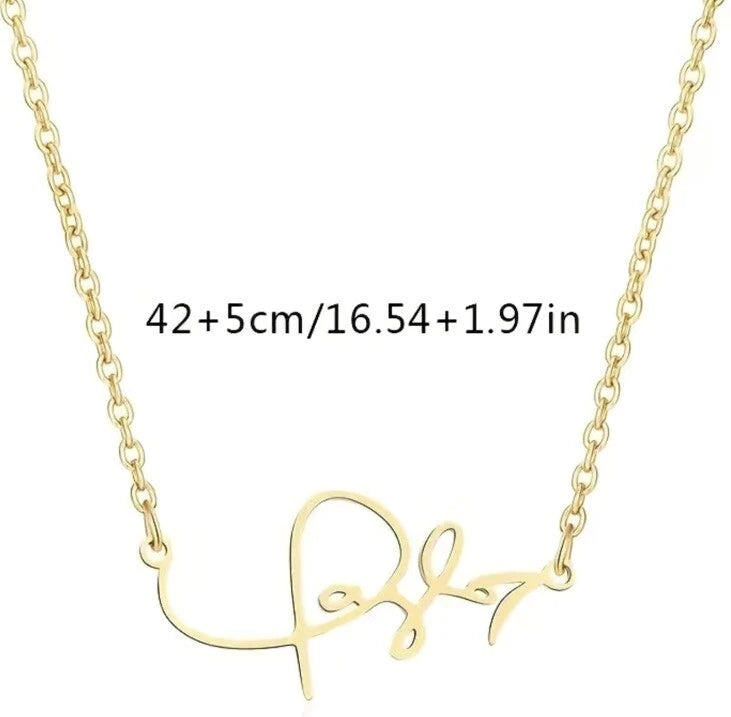 Taylor Swift Eras Tour Inspired Necklace Signature Gold Tone Jewellery Swiftie Fan
