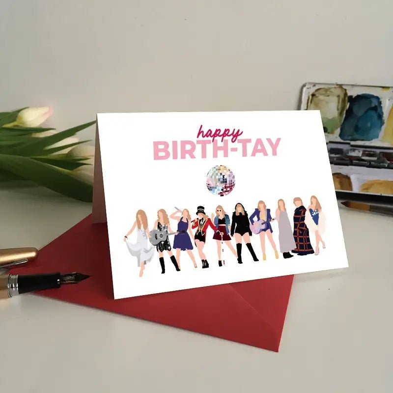 Taylor Swift Fan Happy Birth-Tay Greeting Card