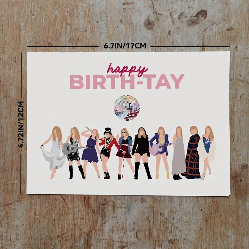 Taylor Swift Fan Happy Birth-Tay Greeting Card