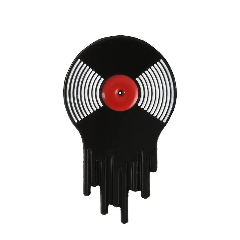Vintage Vinyl Cassette Dj Enamel Pin Badge